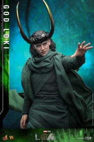 God Loki Marvel 1/6 Action Figure by Hot Toys