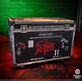 Death Rock Ikonz On Tour Road Case Statue + Stage Backdrop Set The Sound of Perseverance Tour 1998 by Knucklebonz