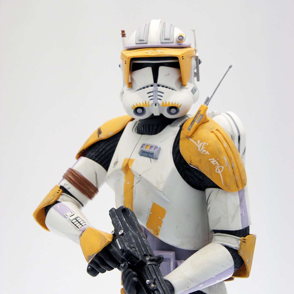 Star Wars Commander Cody Star Wars Ready To Fight Utapau Battle 1 5 Scale Statue By Attakus