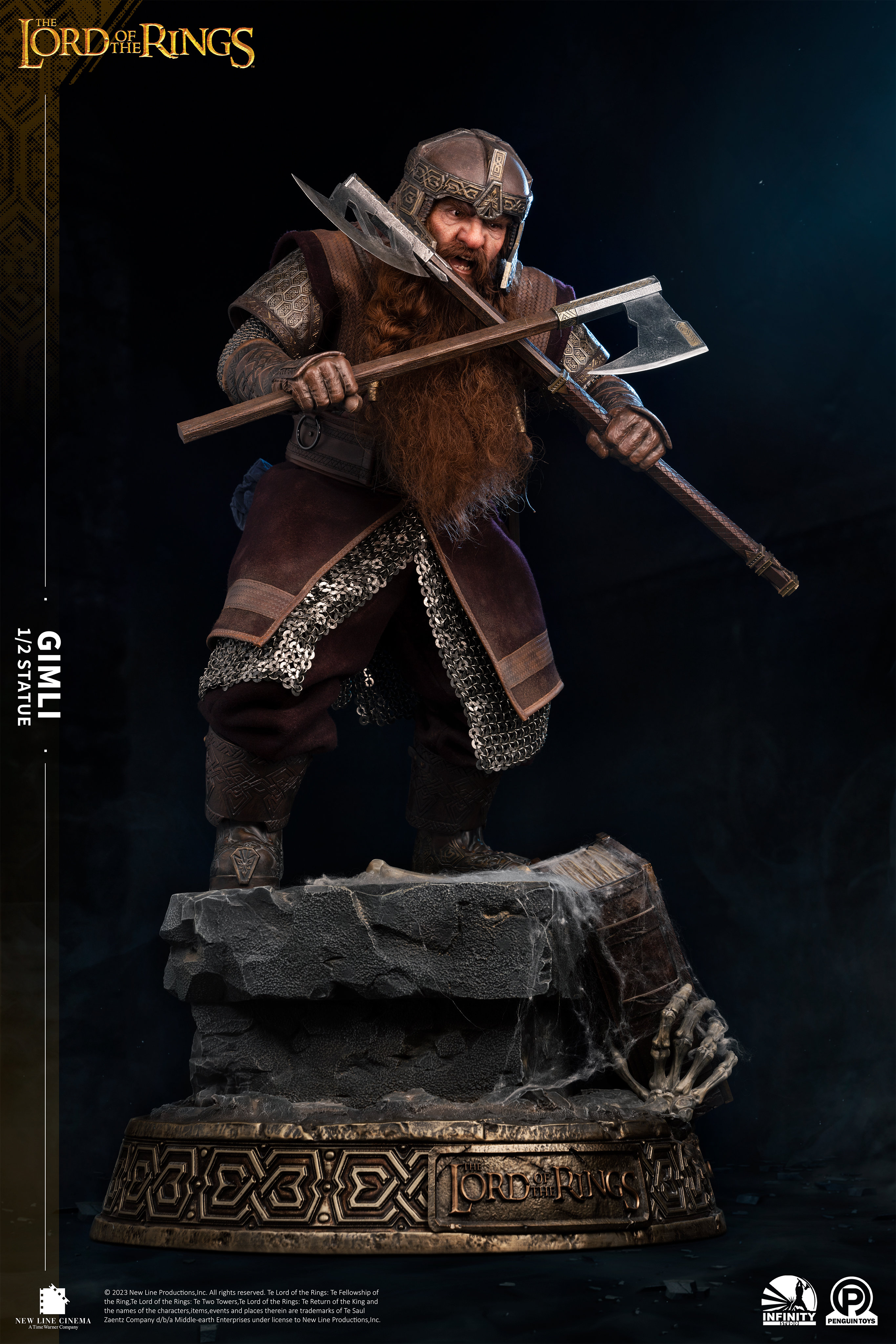 Infinity Studio: Gimli The Lord of the Rings Master Forge Series 1/2 Figure  by Infinity Studio X Penguin Toys