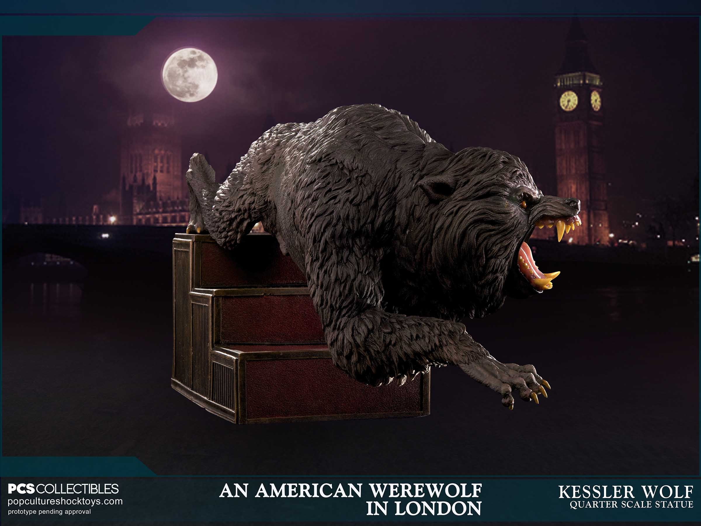 American werewolf in london wolf prop