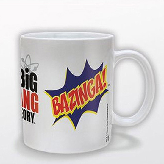 Bazinga Super Logo Coffee Mug Officially Licensed The Big Bang Theory 