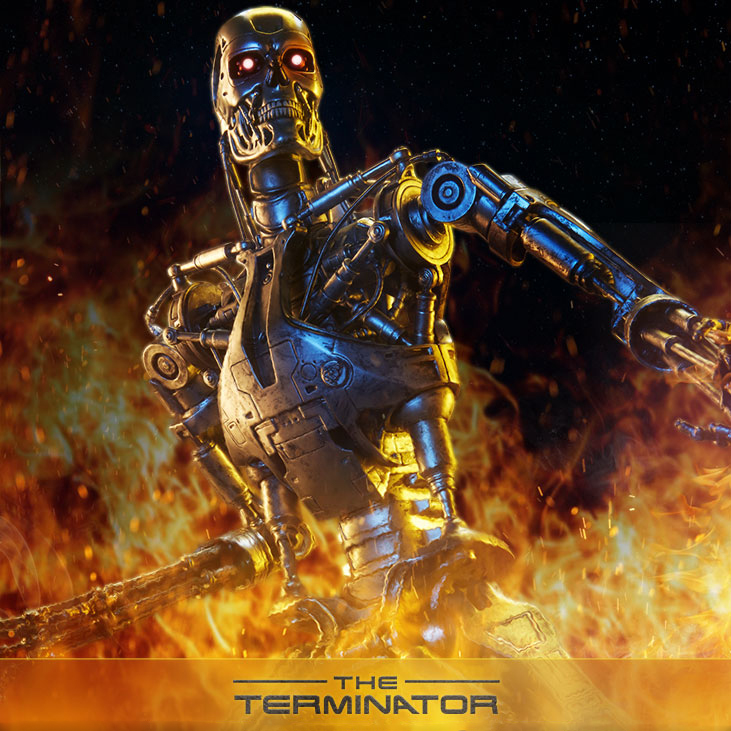 The Terminator Terminator T 800 Endoskeleton Maquette By Sideshow