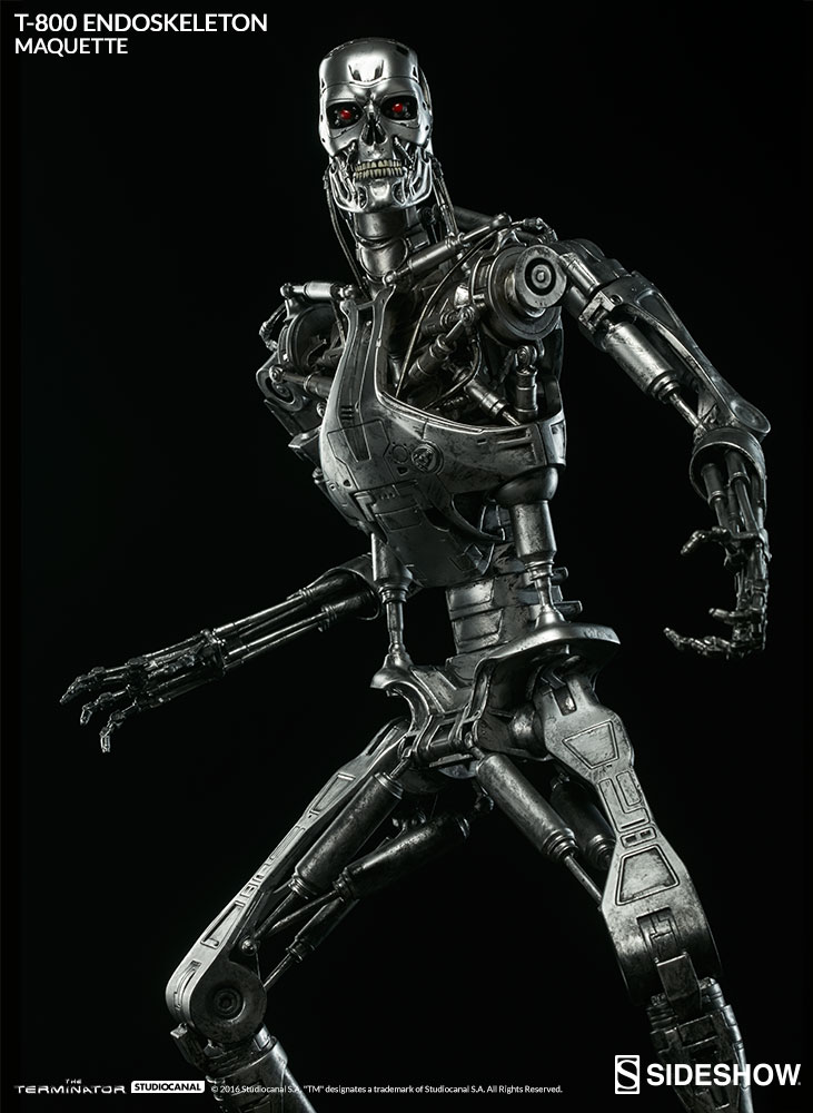 The Terminator Terminator T 800 Endoskeleton Maquette By Sideshow