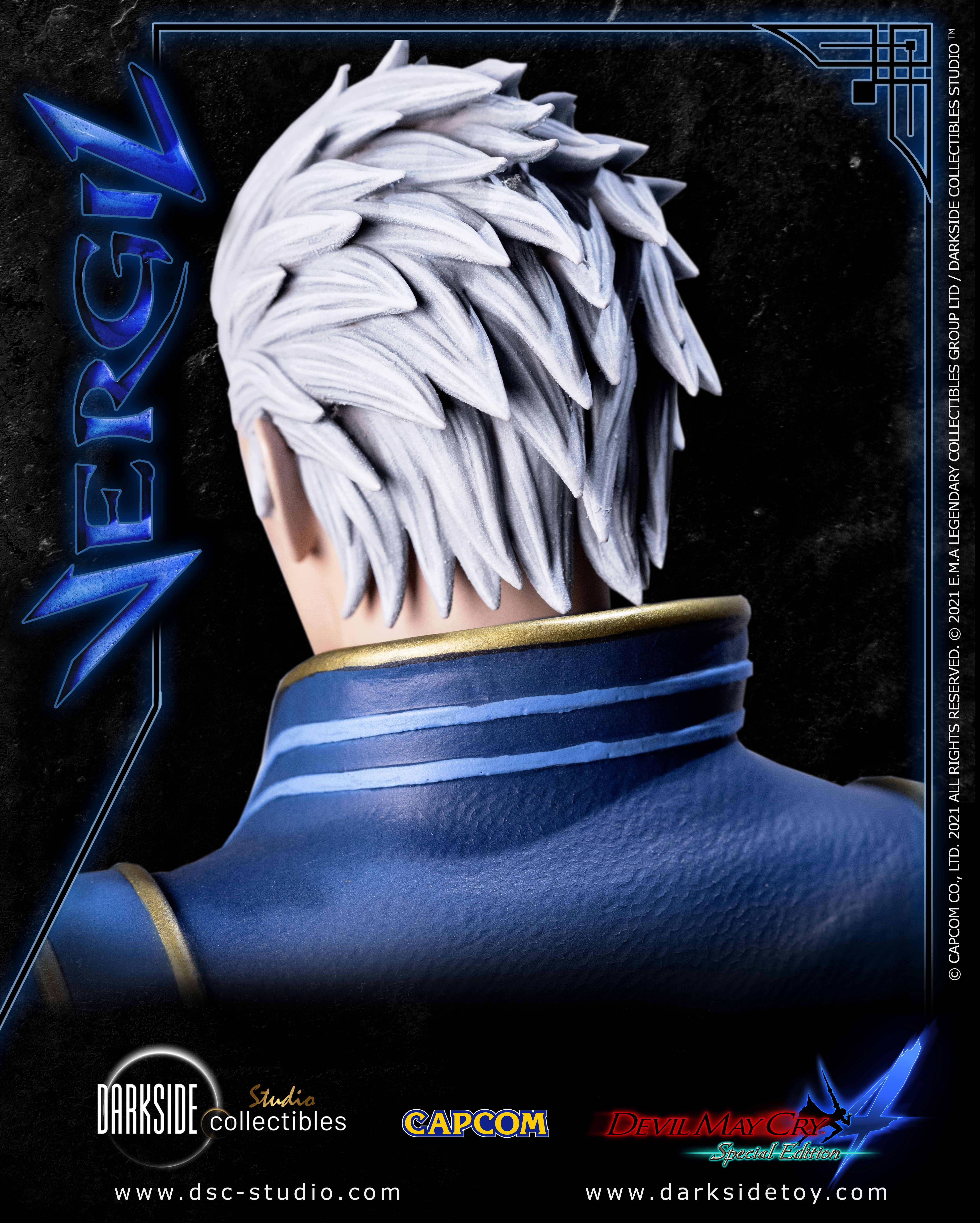 1/4 Quarter Scale Statue: Vergil Devil May Cry 4 Premium Statue by Darkside  Collectibles Studio