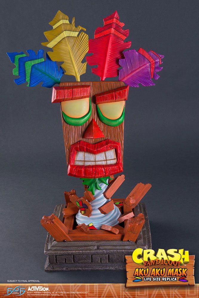 Aku Aku Mask Crash Bandicoot Life-Size 
