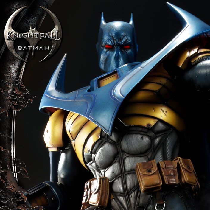 knightfall batman statue