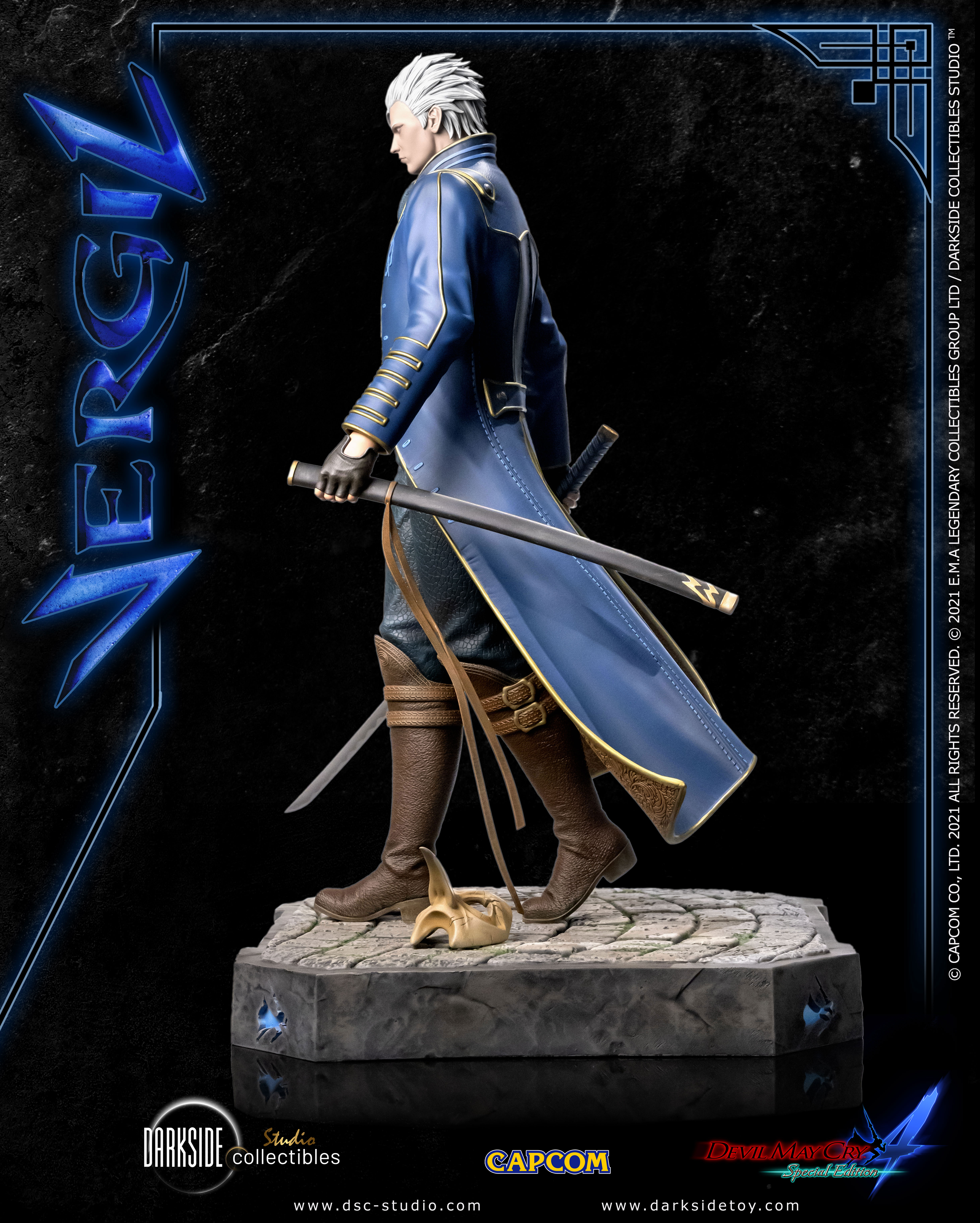 1/4 Quarter Scale Statue: Vergil Devil May Cry 4 Premium Statue by