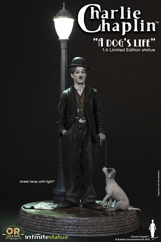 Charlie Chaplin A Dog’s Life Old & Rare Statue by Infinite Statue_product