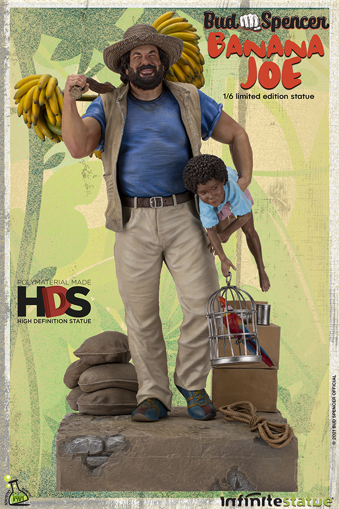 1/6 Sixth Scale Statue: Bud Spencer as Banana Joe Old & Rare 1/6 Statue by  Infinite Statue