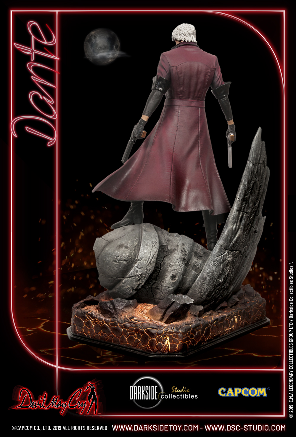 1/4 Quarter Scale Statue: Dante Exclusive Devil May Cry 1 Premium Statue by  Darkside Collectibles Studio