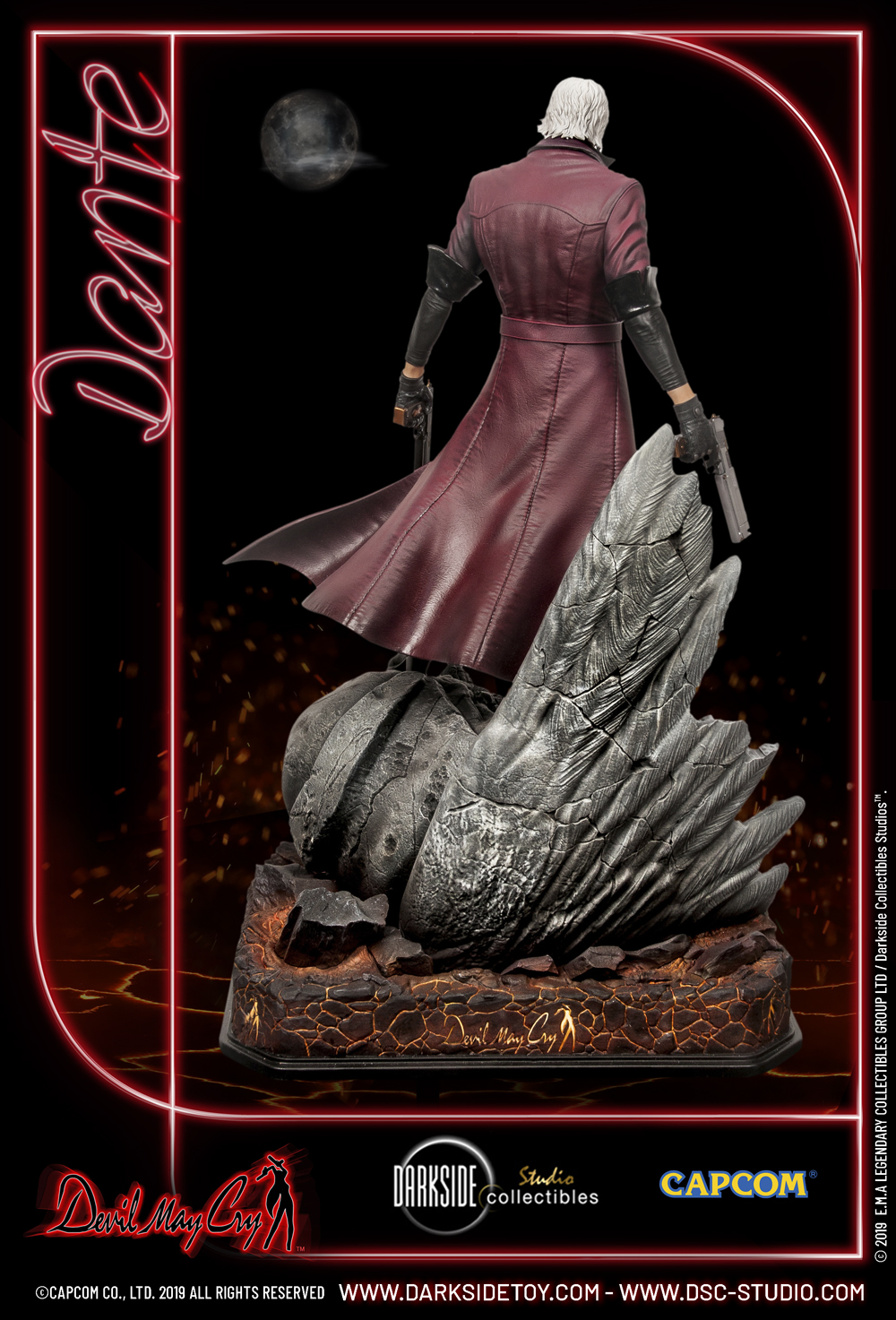 1/4 Quarter Scale Statue: Dante Devil May Cry 1 Premium Statue by Darkside  Collectibles Studio