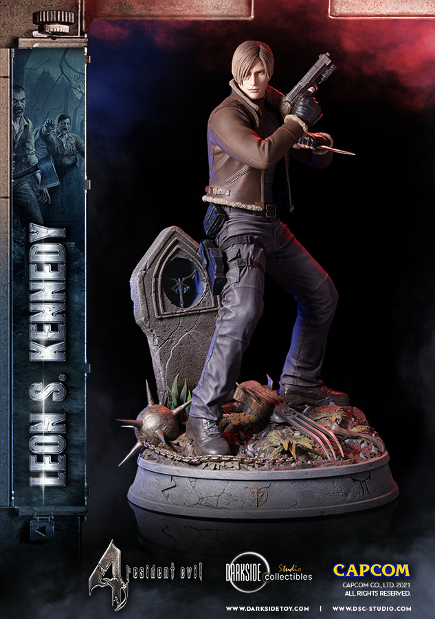 Leon Kennedy Resident Evil 4 Premium Statue by Darkside Collectibles Studio_product