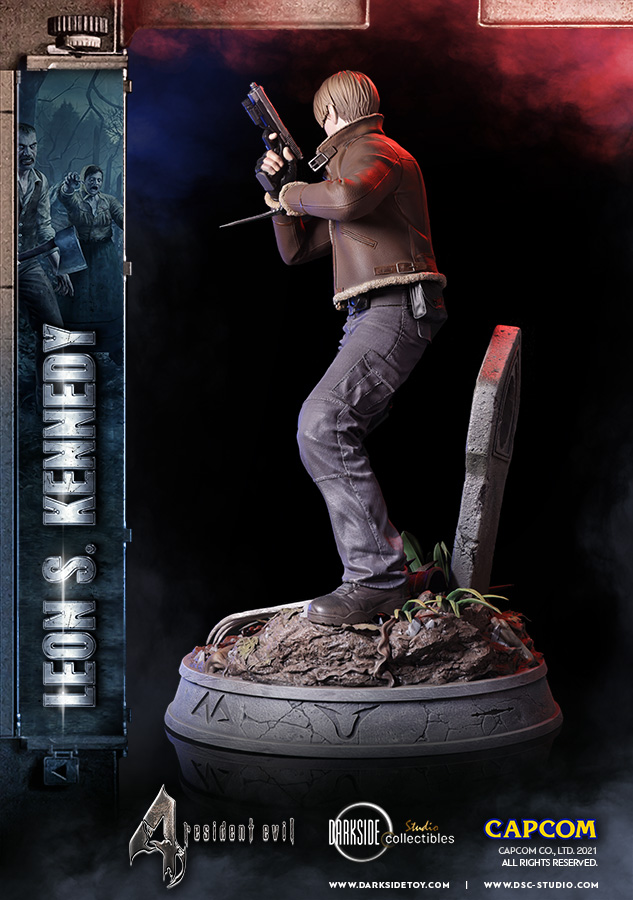 1/4 Quarter Scale Statue: Leon Kennedy Resident Evil 4 Premium Statue by  Darkside Collectibles Studio