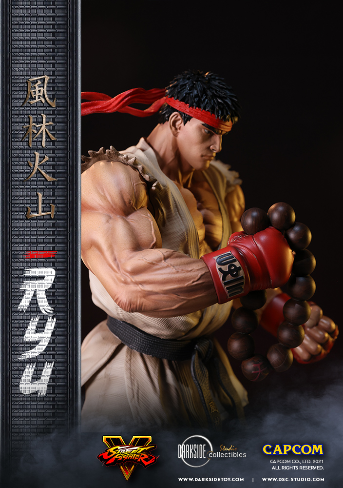 BEASTS Studio Street Fighter Ryu Resin Statue Pre-order 1/5 Scale Cast off