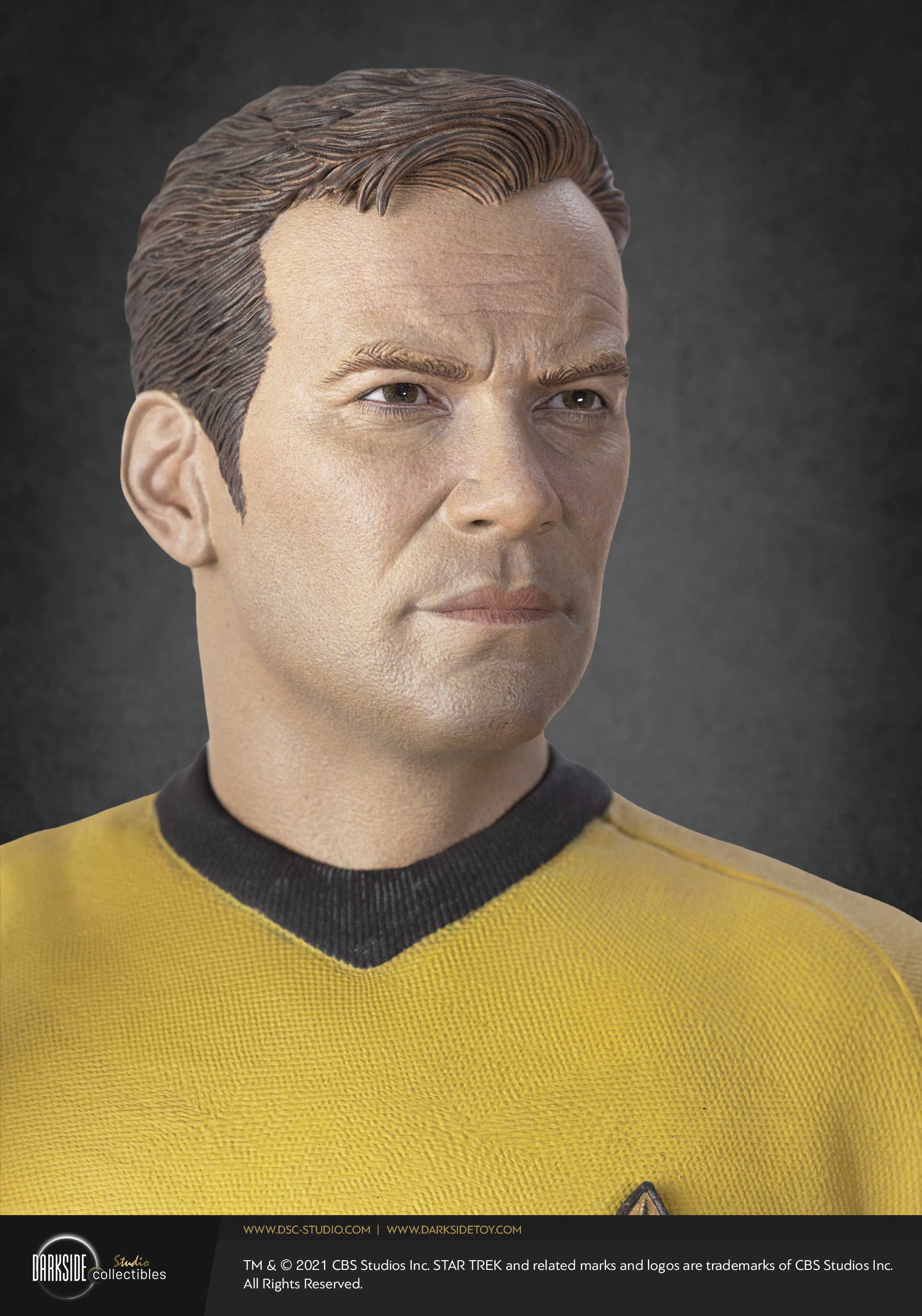 DarkSide Collectibles Studio: CAPTAIN JAMES T. KIRK 1/3 SCALE MUSEUM ...