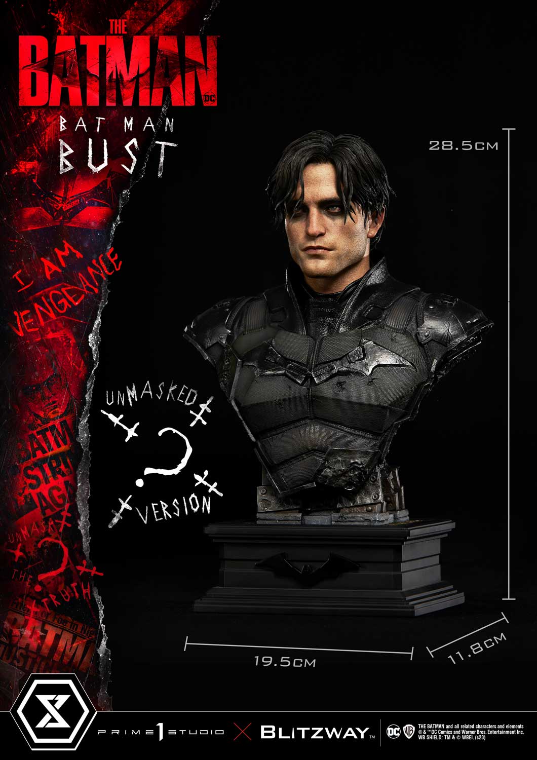 Prime 1 Studio: Batman Unmasked The Batman (Film) 1/3 Scale Bust by ...