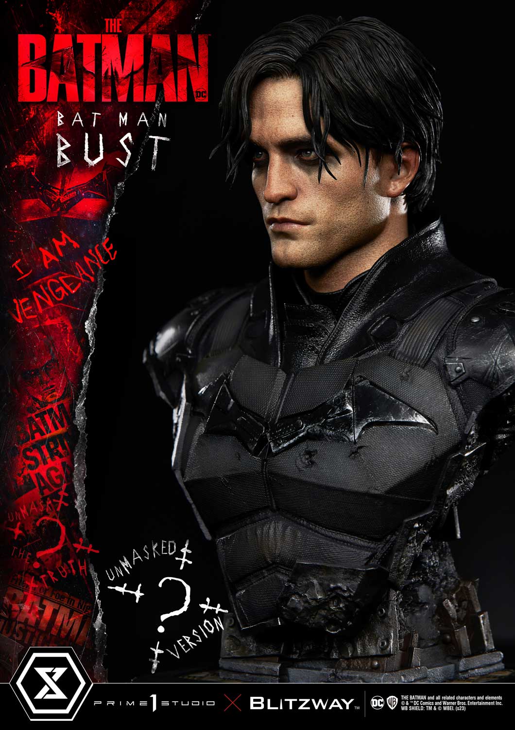 Prime 1 Studio: Batman Unmasked The Batman (Film) 1/3 Scale Bust by ...