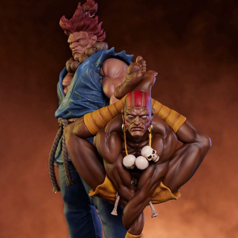 Akuma Raging Demon Diorama by Kinetiquettes