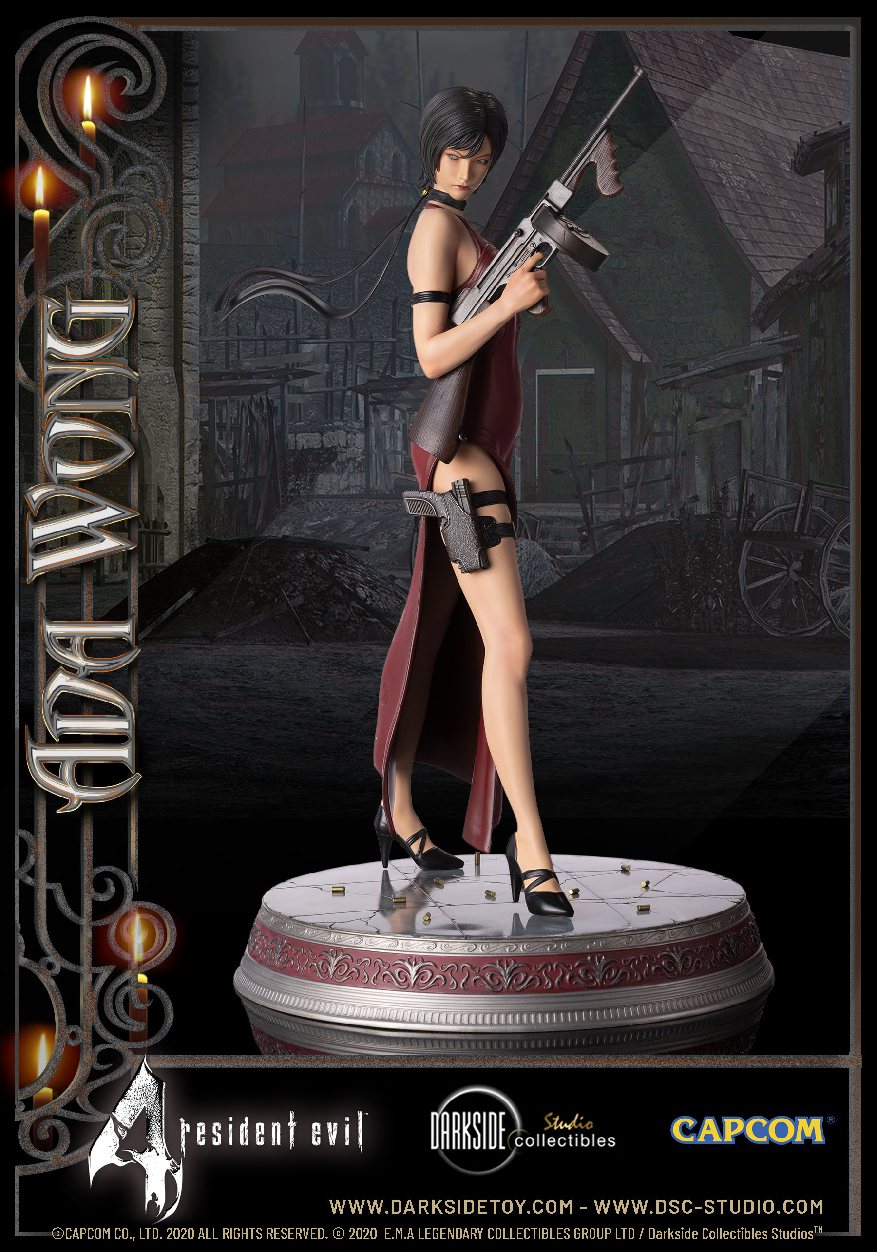 1/4 Quarter Scale Statue: Ada Wong Resident Evil 4 Premium Statue by  Darkside Collectibles Studio