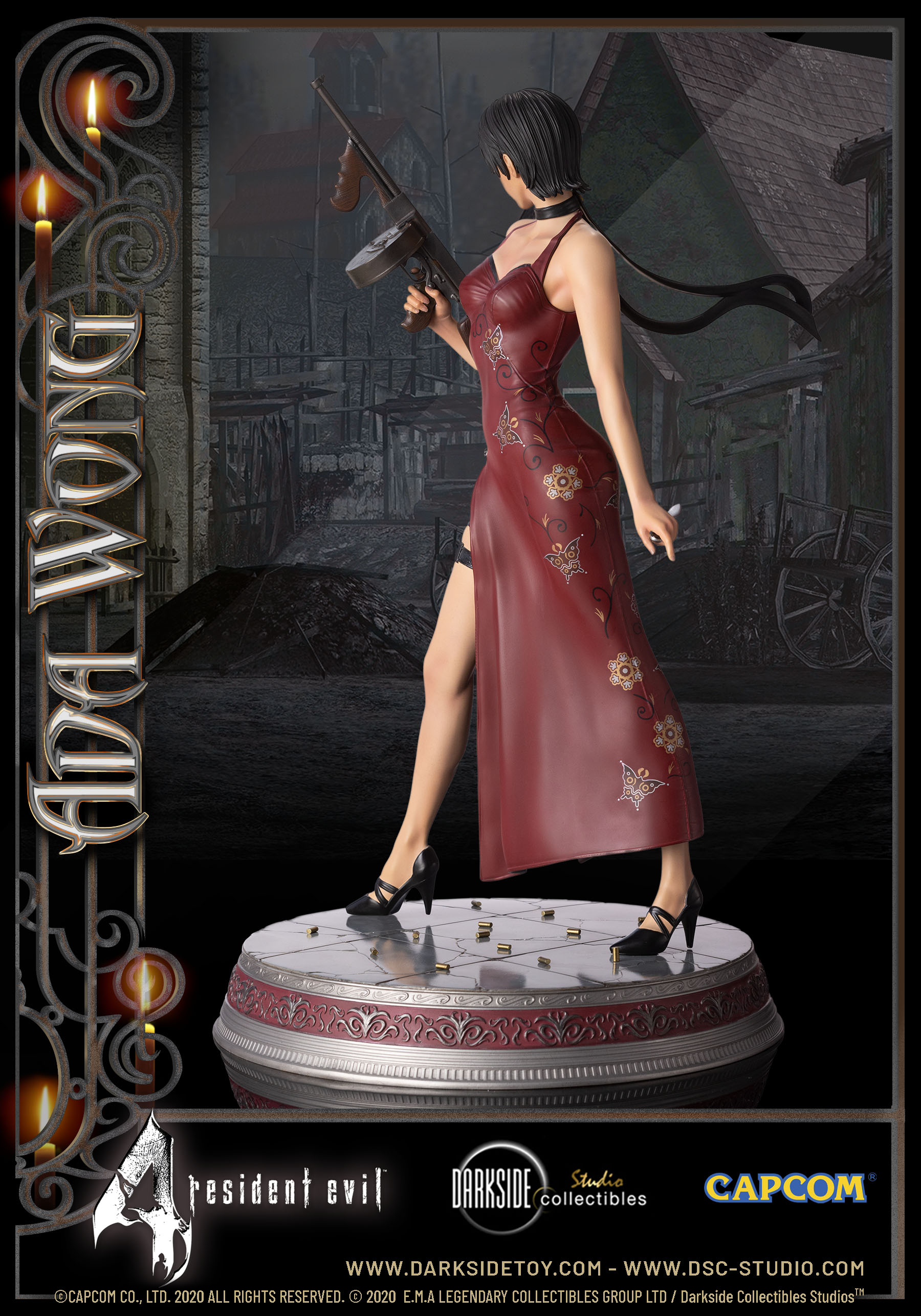 Ada Wong Resident Evil Biohazard 12'' Statue Figure Painted Display 