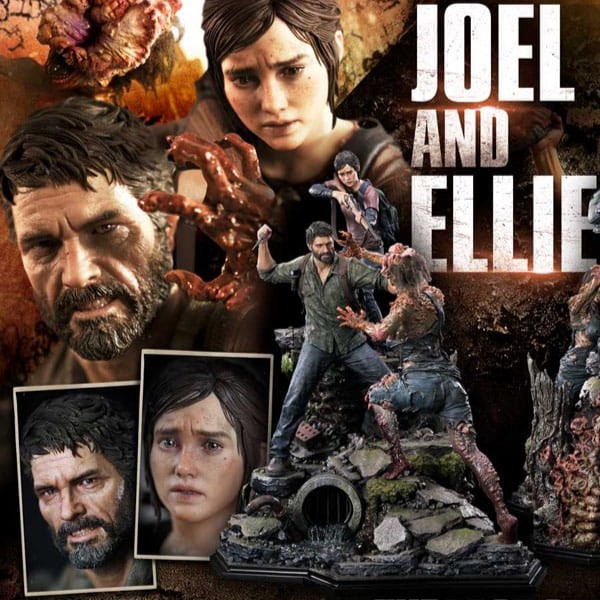 The Last of Us Joel and Ellie 1/9 Scale Statue Set