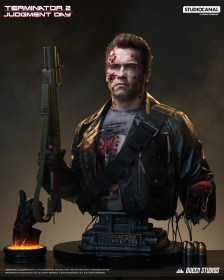 T-800 Battle Damaged (Mechanical) Life-Size Bust by Queen Studios