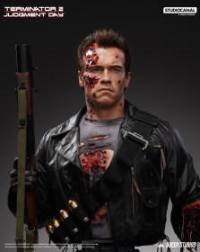 T-800 Battle Damaged (Mechanical) Life-Size Bust by Queen Studios