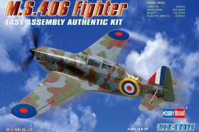 MS406 French WWII Monoplane Fighter by Hobby Boss