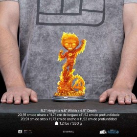 Human Torch Fantastic Four Mini Co. PVC Figure by Iron Studios