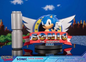 Sonic Title Screen Sonic the Hedgehog Statue by First 4 Figures
