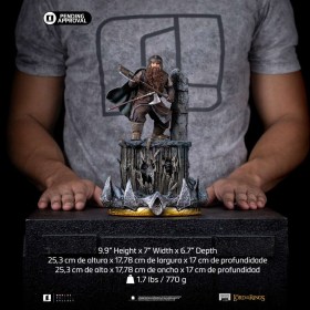 Gimli Unleashed The Lord of the Rings Art 1/10 Scale Statue by Iron Studios