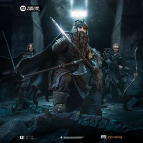 Gimli Unleashed The Lord of the Rings Art 1/10 Scale Statue by Iron Studios