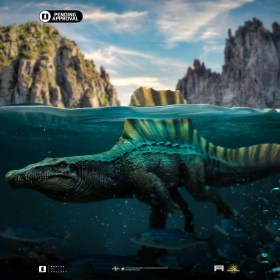 Spinosaurus Jurassic World Icons Statue by Iron Studios