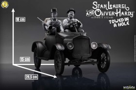 Ford T Laurel & hardy towed in a hole 1/12 scale by Infinite Statue