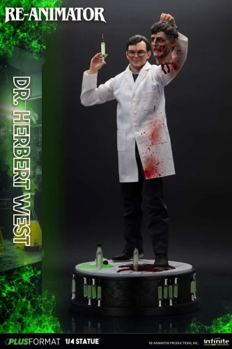 Re-animator dr herbert west 1/4 plus format statue by Infinite Statue