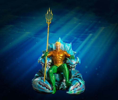 Aquaman On Throne Comic Version 1:3 Scale Statue Masterpiece Series by Imaginarium Art