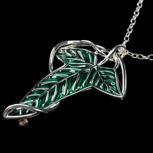 Elven Leaf Brooch & Chain Lord of the Rings 1/1 Replica by Weta