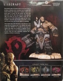Warcraft Orgrim Doomhammer Statue by Gentle Giant