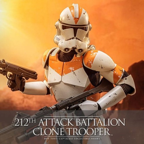212th Attack Battalion Clone Trooper Star Wars The Clone Wars 1/6 Action Figure by Hot Toys