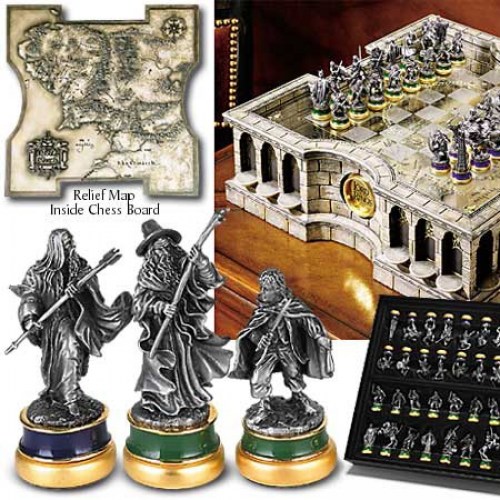 Chess Set Lord Of The Rings Collector S Chess Set By Noble Collection Lord of the rings chess pieces only fellowship of the ring not full set. lord of the rings collector s chess set by noble collection