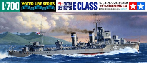 1/700 SCALE BRITISH DESTROYER E CLASS by Tamiya