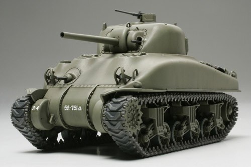 1/48 SCALE U.S. MEDIUM TANK M4A1 SHERMAN by Tamiya