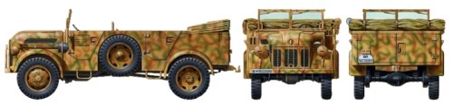 1/48 SCALE GERMAN STEYR TYPE 1500A/01 by Tamiya