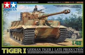 1/48 SCALE GERMAN TIGER I LATE PRODUCTION by Tamiya