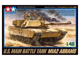 1/48 SCALE U.S. MAIN BATTLE TANK M1A2 ABRAMS by Tamiya