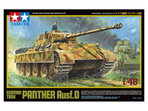 1/48 SCALE GERMAN TANK PANTHER Ausf.D by Tamiya