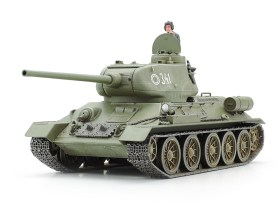 1/48 SCALE RUSSIAN MEDIUM TANK T-34-85 by Tamiya