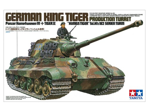 1/35 GERMAN KING TIGER "PRODUCTION TURRET" by Tamiya