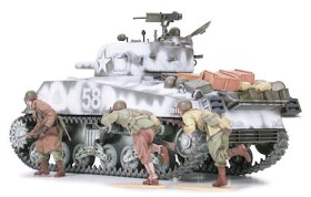 1/35 U.S. MEDIUM TANK M4A3 SHERMAN 105mm HOWITZER (ASSAULT SUPPORT) by Tamiya